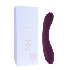 Фиолетовый вибратор Selove CurveRush для симуляции точки G - 20,3 см. Фиолетовый вибратор Selove CurveRush для симуляции точки G - 20,3 см.