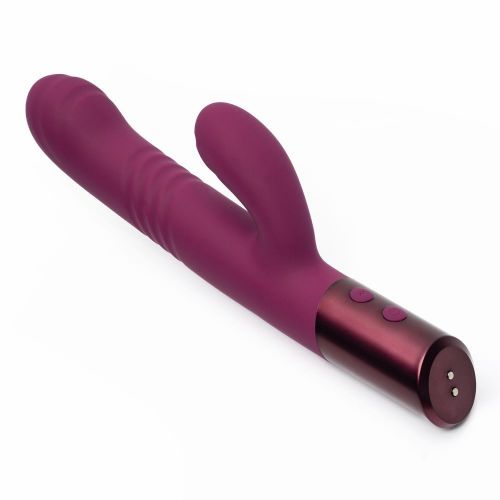Фиолетовый вибратор Selove Thrusty - 24,4 см. Фиолетовый вибратор Selove Thrusty - 24,4 см.