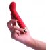 Красный вибратор для G-точки - 14,5 см. Красный вибратор для G-точки - 14,5 см.