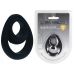 Черное эрекционное кольцо Double Ergo Silicone Cockring
