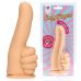 Телесный фаллоимитатор в форме пальца Thumbs Up - 17,2 см. Телесный фаллоимитатор в форме пальца Thumbs Up - 17,2 см.