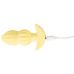 Желтая анальная пробка с вибрацией Cuties Vibrating Mini Butt Plug - 8 см. Желтая анальная пробка с вибрацией Cuties Vibrating Mini Butt Plug - 8 см.