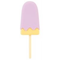 Сиреневый мини-вибратор в форме пломбира Vibrating Popsicle