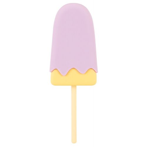 Сиреневый мини-вибратор в форме пломбира Vibrating Popsicle