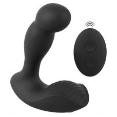 Черный вибростимулятор простаты RC Prostate Massager - 13,1 см. Черный вибростимулятор простаты RC Prostate Massager - 13,1 см.