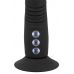 Черный вибратор с поступательными движениями G and P-Spot Thrusting Vibrator - 23 см.