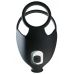 Черная вибронасадка для эрекции и стимуляции мошонки Cock ring with RC ball massager Черная вибронасадка для эрекции и стимуляции мошонки Cock ring with RC ball massager