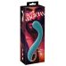 Бирюзовый вибратор для точки G The Magician G-Spot Vibrator - 19 см.