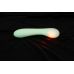 Люминесцентный вибратор для точки G Glow in the dark G-Spot - 17,9 см.