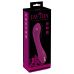 Лиловый вибратор с функцией расширения Inflatable Vibrator - 21,1 см.
