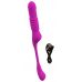 Лиловый вибратор 3 Function Vibrator с функцией фрикций и постукиванием