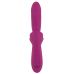 Лиловый вибратор-кролик 4 Function Vibrator - 24 см.
