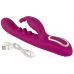 Лиловый вибратор-кролик 2 Function Vibrator Squirting - 22,5 см.