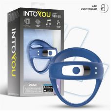 Синее интерактивное эрекционное виброкольцо Rank Синее интерактивное эрекционное виброкольцо Rank