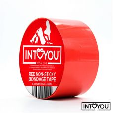 Красный скотч для фиксации Non-Sticky Bondage Tape - 15 м. Красный скотч для фиксации Non-Sticky Bondage Tape - 15 м.