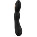 Черный вибратор-электростимулятор для точки G - 20,2 см.