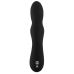 Черный вибратор-электростимулятор для точки G - 20,2 см.