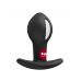 Черная анальная пробка B Ball Uno - 7,3 см.