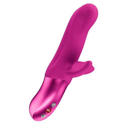 Лиловый вибратор-пульсатор Bi Stronic Fusion - 21,9 см. Лиловый вибратор-пульсатор Bi Stronic Fusion - 21,9 см.