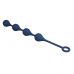 Синяя анальная цепочка - 42,6 см.