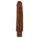 Коричневый реалистичный вибратор Soren - 25,2 см.