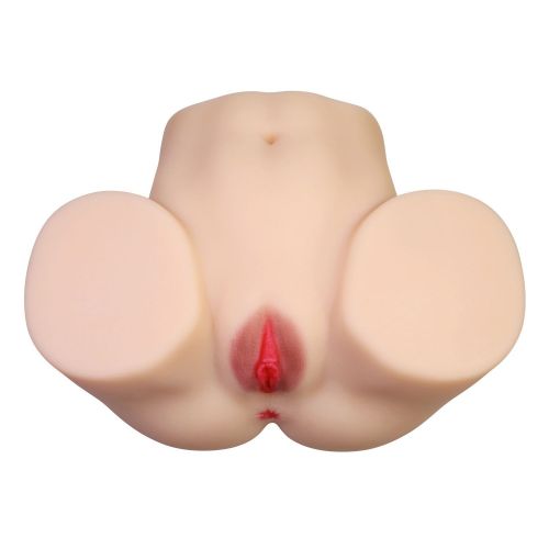 Телесный мастурбатор с 2 любовными отверстиями Olivia