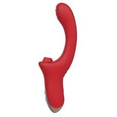 Красный вагинально-клиторальный вибратор Красный вагинально-клиторальный вибратор