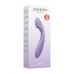 Сиреневый интерактивный вибростимулятор с функцией нагрева Margot - 21 см.