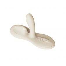 Белая виброподушка с функцией нагрева Flora Белая виброподушка с функцией нагрева Flora