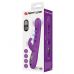 Фиолетовый вибростимулятор-кролик с шариками для точки G Sabien - 24 см. Фиолетовый вибростимулятор-кролик с шариками для точки G Sabien - 24 см.