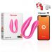 Розовый вибратор для пар с управлением через приложение
