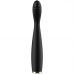 Черный гибкий вибратор для точки G - 19,1 см.